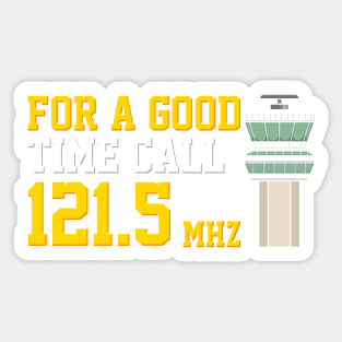 AIR TRAFFIC CONTROL: Call 121 Sticker